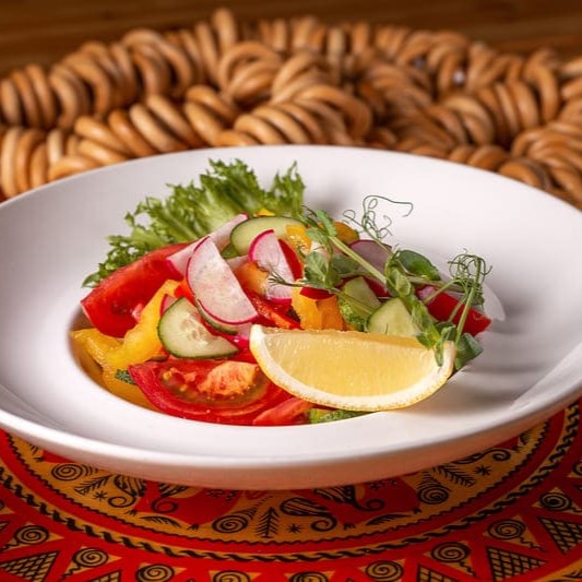 Fresh vegetables salad