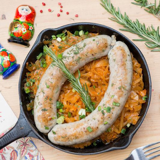 Fried home made sausages e1635007058434