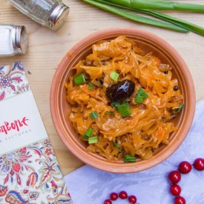 Капуста, тушенная из квашеной