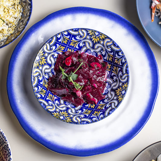 Салат из свеклы с грузинской заправкой