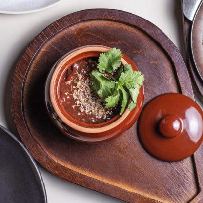 Фасоль красная Крымская, томленная с орехами и кориандром