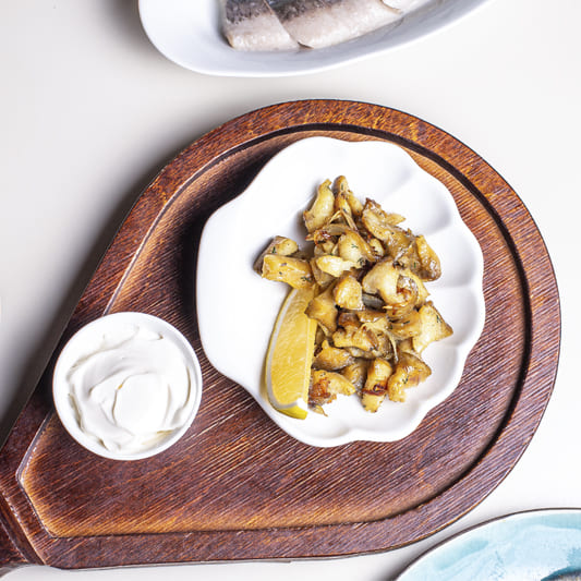 Рапаны жареные с луком (90/30гр)