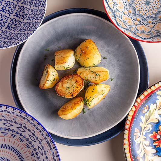 картофель жареный из отварного