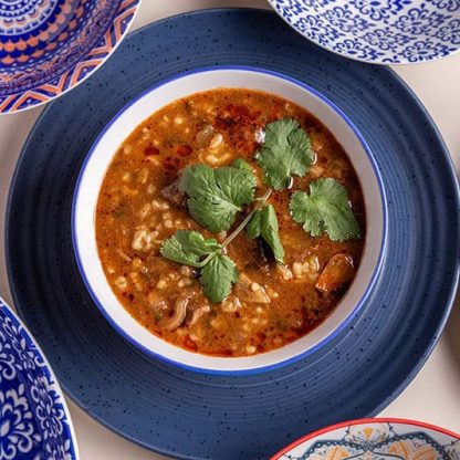 Харчо из нашей говядины с тклапи